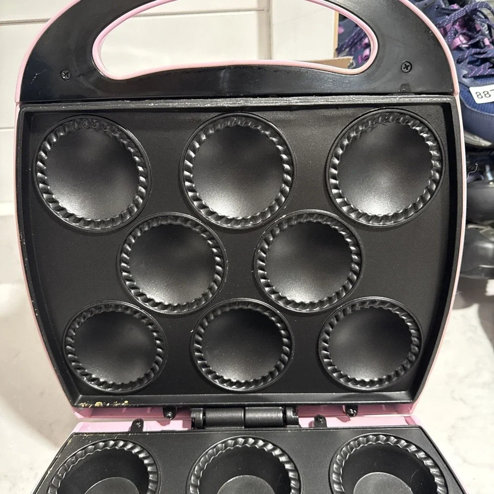 Babycakes 12 Full Size Cupcake Maker, Pink, Nonstick automatic Birthday holidays